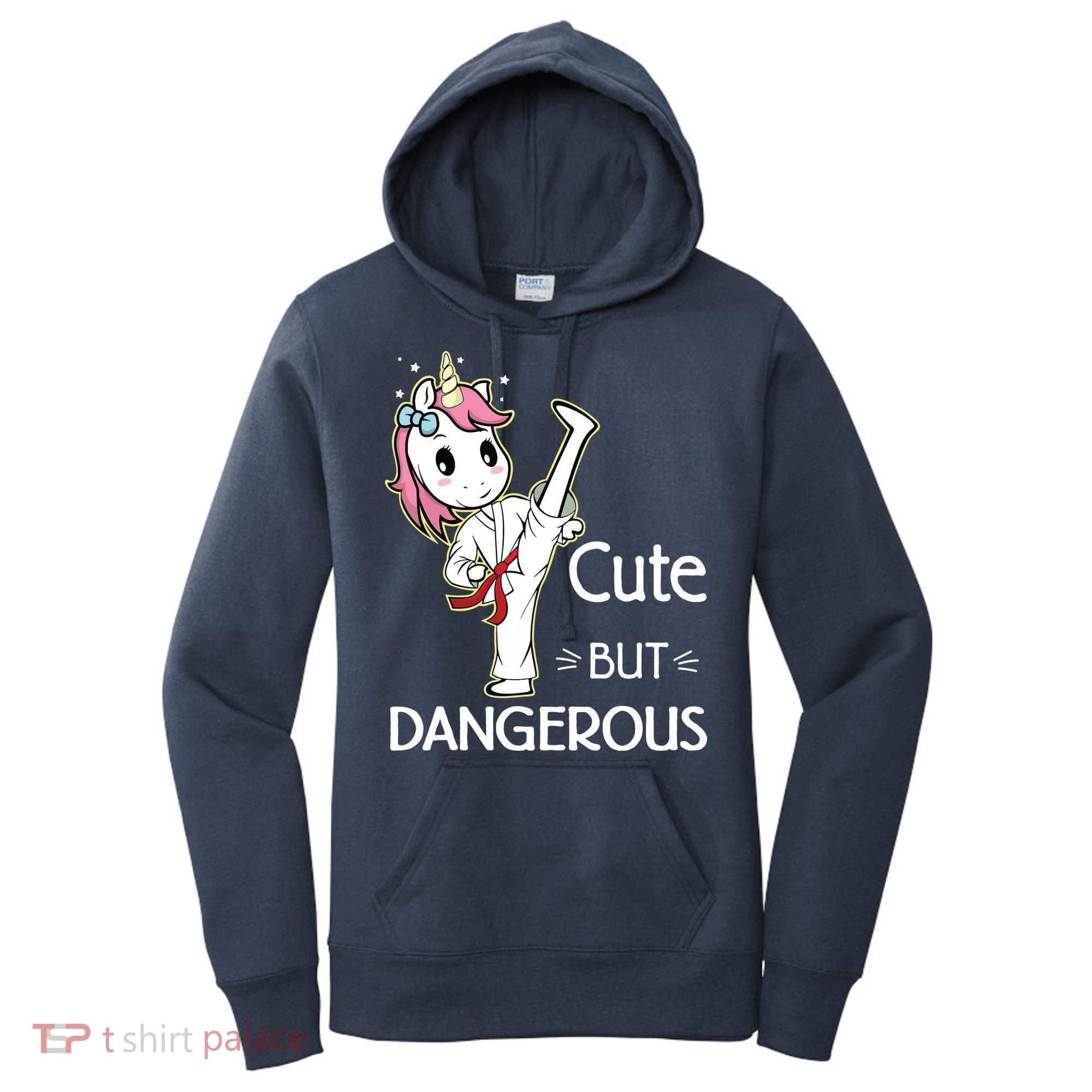Cute But Dangerous Funny Karate Taekwondo Women's Hoodie