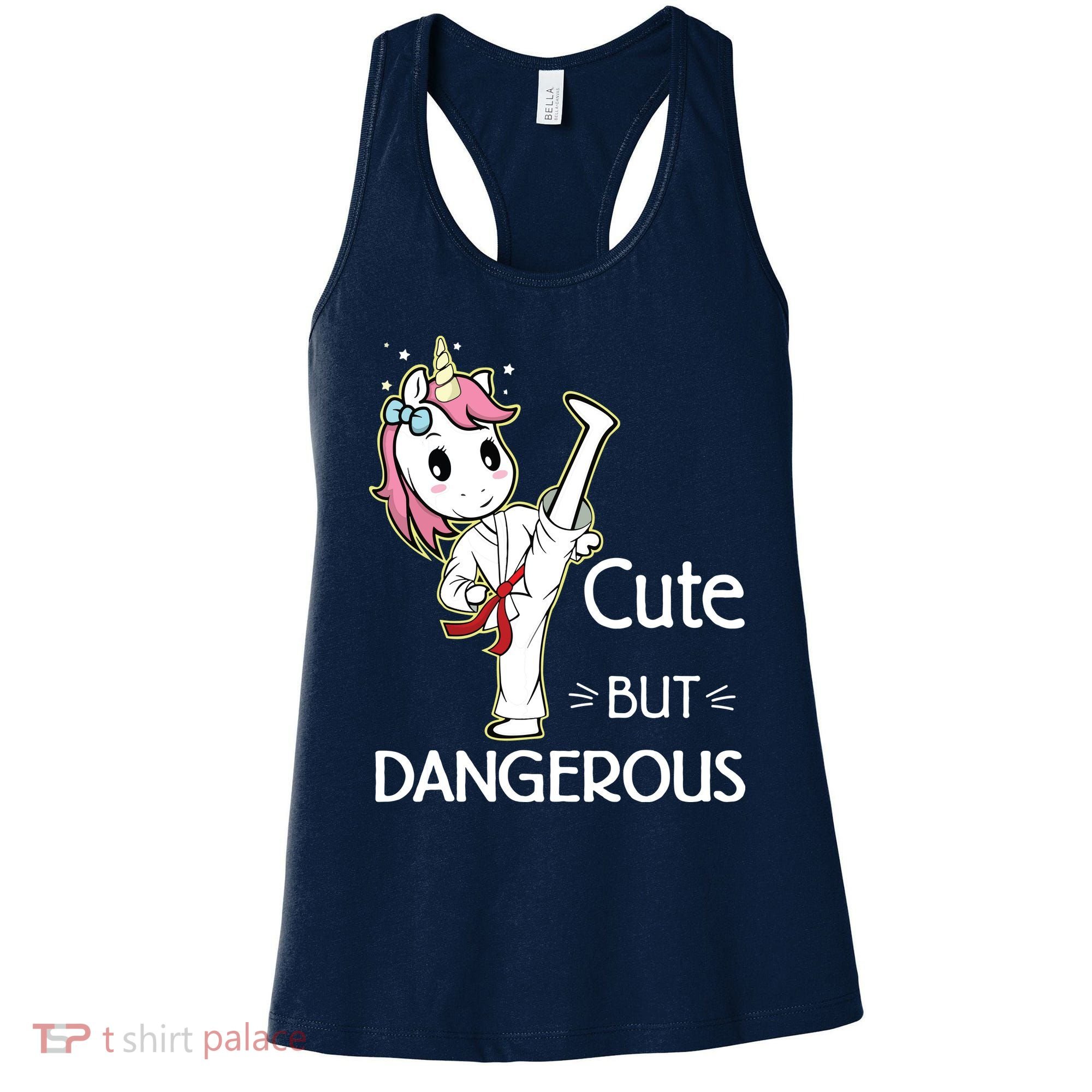 Cute But Dangerous Funny Karate Taekwondo Women's Tank Top