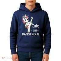 Cute But Dangerous Funny Karate Taekwondo Kids Hoodie thumb 4