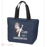 Cute But Dangerous Funny Karate Taekwondo Tote Bag thumb 3