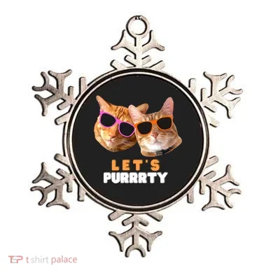 Cat Bachelorette Design Orange Cats Ornament