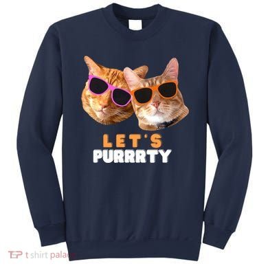 Cat Bachelorette Design Orange Cats Sweatshirt