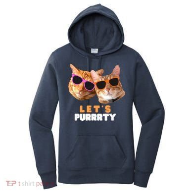 Cat Bachelorette Design Orange Cats Women's Hoodie