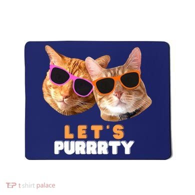 Cat Bachelorette Design Orange Cats Mousepad