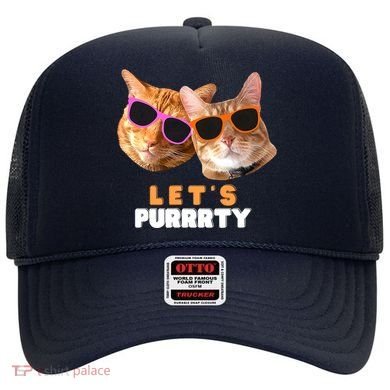 Cat Bachelorette Design Orange Cats Hat
