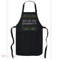 Christmas But Did You Document It Ugly Office Party Sweater Apron thumb 0