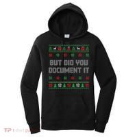 Christmas But Did You Document It Ugly Office Party Sweater Women's Hoodie thumb 0