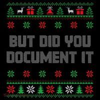 Christmas But Did You Document It Ugly Office Party Sweater Women's Hoodie thumb 2