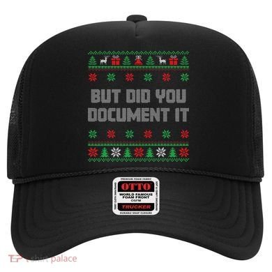 Christmas But Did You Document It Ugly Office Party Sweater Hat