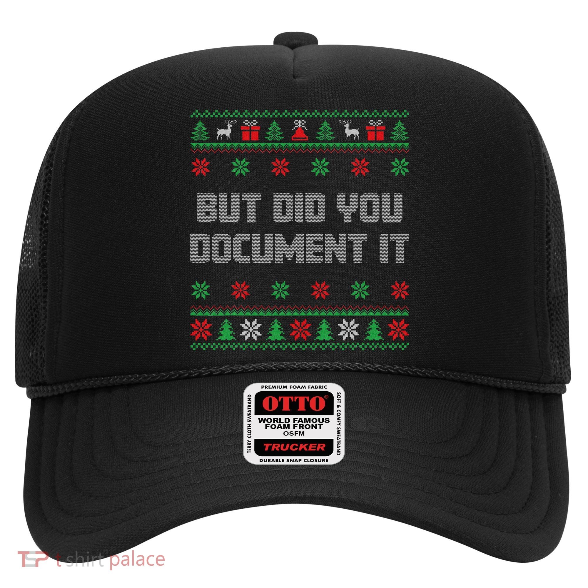 Christmas But Did You Document It Ugly Office Party Sweater Hat