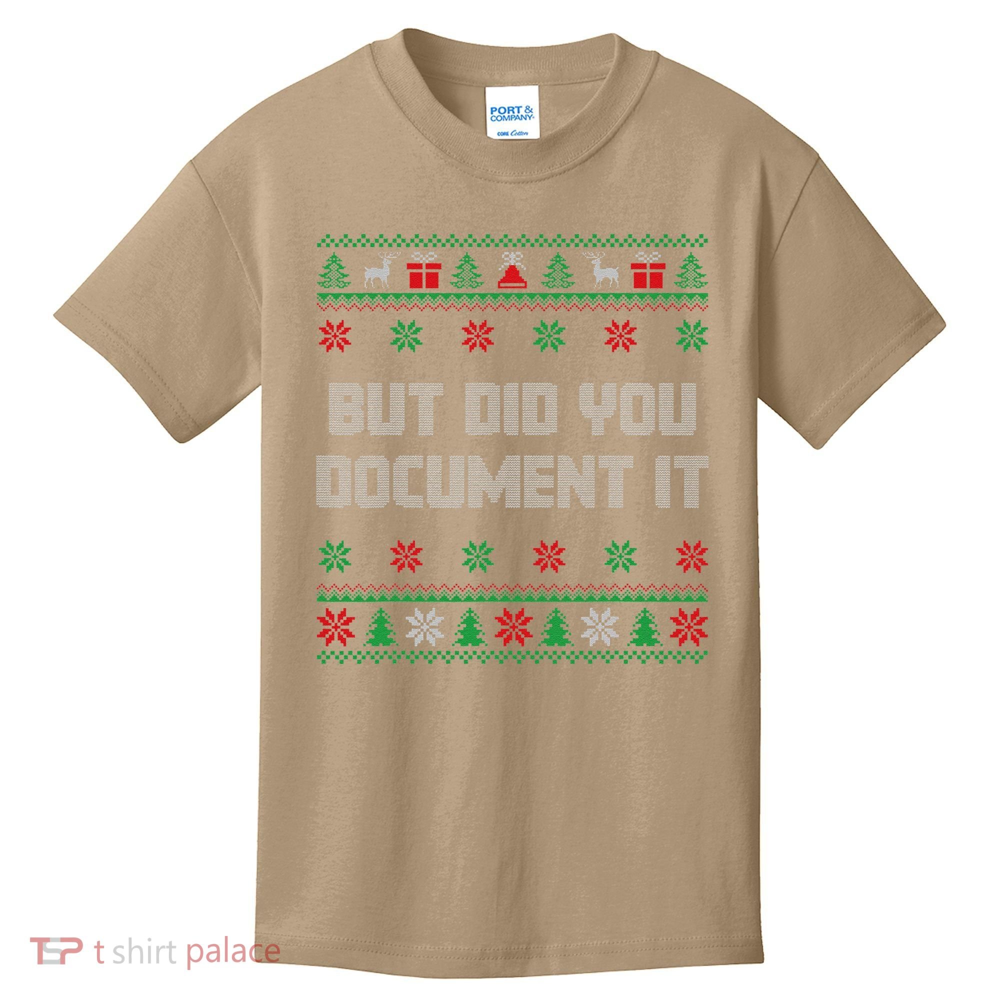 Christmas But Did You Document It Ugly Office Party Sweater Kids T-Shirt