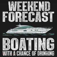 Cute Boat Drinking Art For Women Boating Pontoon Captain Women's Hoodie thumb 2