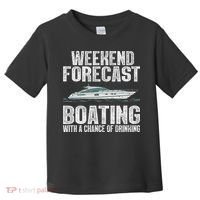 Cute Boat Drinking Art For Women Boating Pontoon Captain Toddler T-Shirt thumb 0
