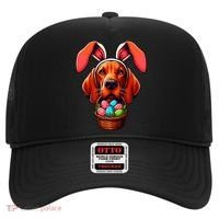 Cute Bunny Ears Redbone Coonhound Dog Easter Egg Hunt Mom Gift Hat thumb 0