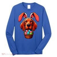 Cute Bunny Ears Redbone Coonhound Dog Easter Egg Hunt Mom Gift Long Sleeve Shirt thumb 0