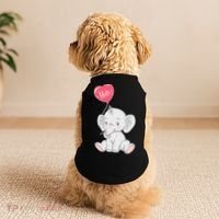 Cute Baby Elephant With Balloon Doggie Tank thumb 2