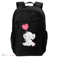 Cute Baby Elephant With Balloon Backpack thumb 0