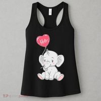 Cute Baby Elephant With Balloon Women's Tank Top thumb 3