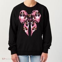 Coquette Bow English Springer Spaniel Dog Mom Girl Women's Sweatshirt thumb 0