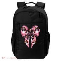 Coquette Bow English Springer Spaniel Dog Mom Girl Backpack thumb 0