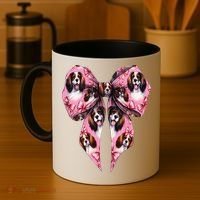 Coquette Bow English Springer Spaniel Dog Mom Girl Coffee Mug thumb 4