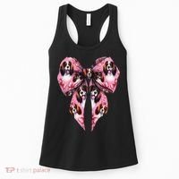 Coquette Bow English Springer Spaniel Dog Mom Girl Women's Tank Top thumb 0