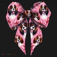 Coquette Bow English Springer Spaniel Dog Mom Girl Women's Tank Top thumb 5