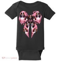 Coquette Bow English Springer Spaniel Dog Mom Girl Baby Bodysuit thumb 0
