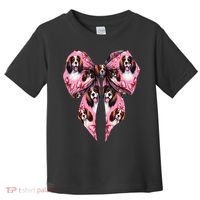 Coquette Bow English Springer Spaniel Dog Mom Girl Toddler T-Shirt thumb 0