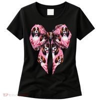 Coquette Bow English Springer Spaniel Dog Mom Girl Women's T-Shirt thumb 0