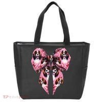 Coquette Bow English Springer Spaniel Dog Mom Girl Tote Bag thumb 0