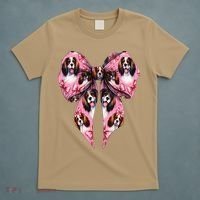 Coquette Bow English Springer Spaniel Dog Mom Girl T-Shirt thumb 5