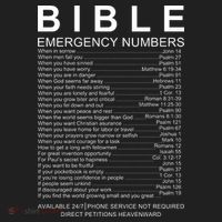 Christian Bible Emergency Numbers Women's Sweatshirt thumb 2