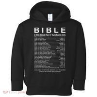 Christian Bible Emergency Numbers Toddler Hoodie thumb 0