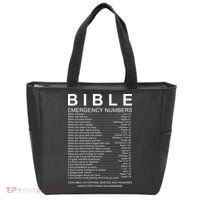 Christian Bible Emergency Numbers Tote Bag thumb 0