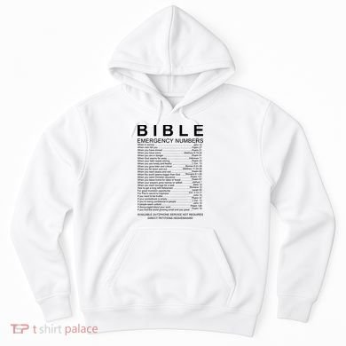 Christian Bible Emergency Numbers Hoodie