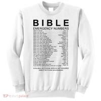 Christian Bible Emergency Numbers Sweatshirt thumb 0