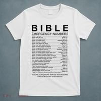 Christian Bible Emergency Numbers T-Shirt thumb 5