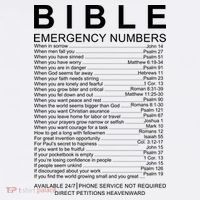 Christian Bible Emergency Numbers Women's Hoodie thumb 2