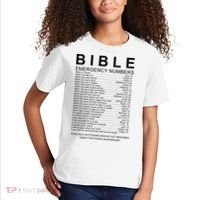 Christian Bible Emergency Numbers Kids T-Shirt thumb 2