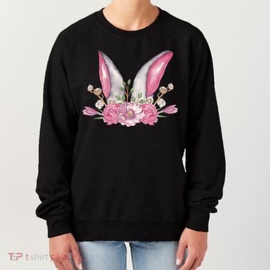 Cute Bunny Ears Easter Women's Sweatshirt