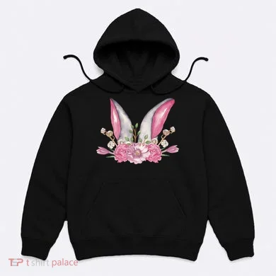 Cute Bunny Ears Easter Hoodie