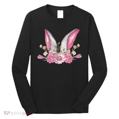 Cute Bunny Ears Easter Long Sleeve Shirt