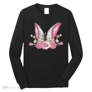 Cute Bunny Ears Easter Long Sleeve Shirt