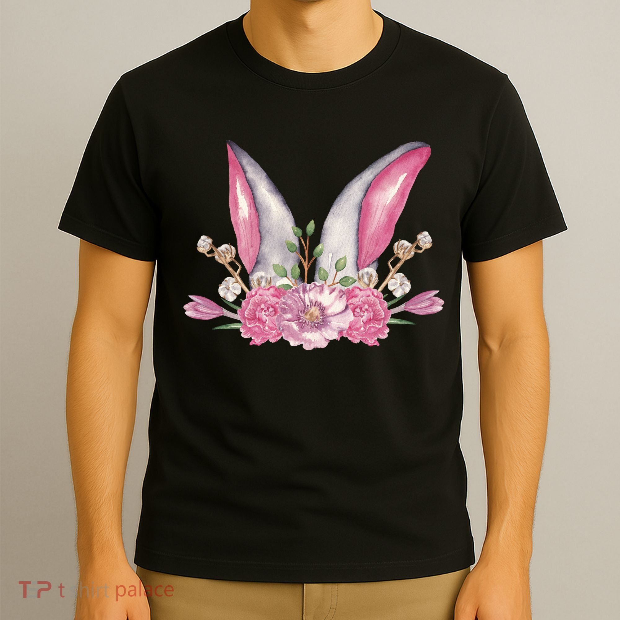 Cute Bunny Ears Easter T-Shirt