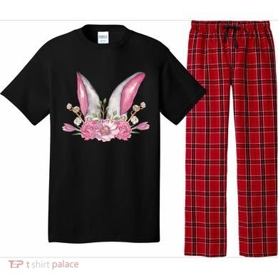 Cute Bunny Ears Easter Pajama Set