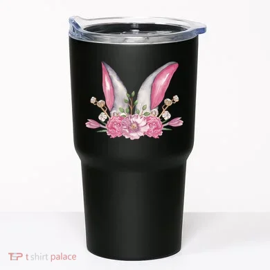 Cute Bunny Ears Easter Tumbler