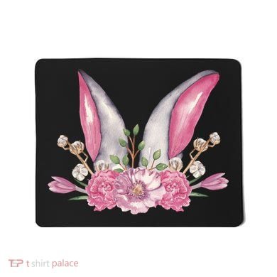 Cute Bunny Ears Easter Mousepad