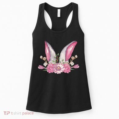Cute Bunny Ears Easter Women's Tank Top