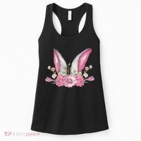 Cute Bunny Ears Easter Women's Tank Top thumb 0